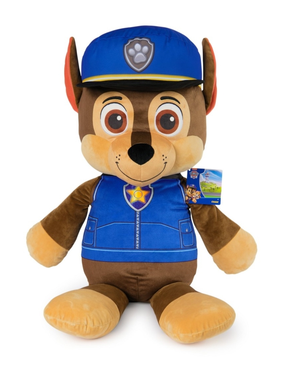 PAW Patrol, Chase Jumbo Plush Toy, 32-Inch Stuffed Animal